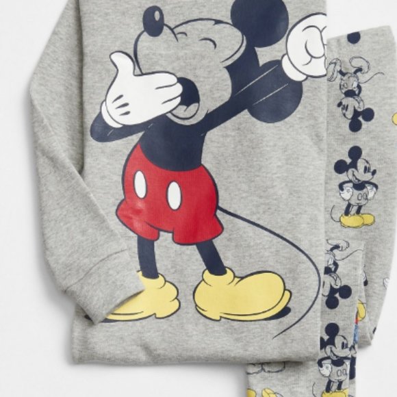 baby gap mickey mouse pajamas